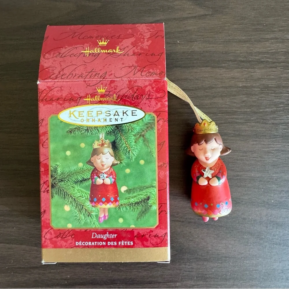 Hallmark Keepsake Ornament‎ Daughter Dated 2000 Christmas Holiday Princess Girl